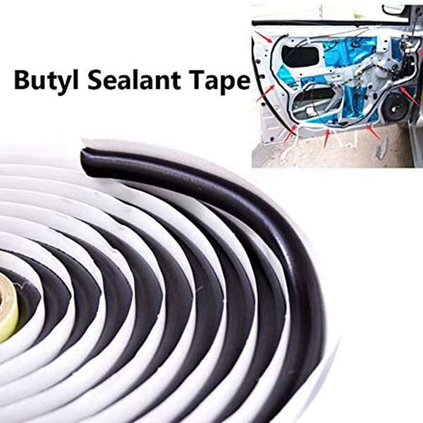 Cuộn Băng Keo Cao Su 15ft Dán Viền Cửa Kính Chắn Gió / Đèn Pha / Cửa Sổ Cho Rv
