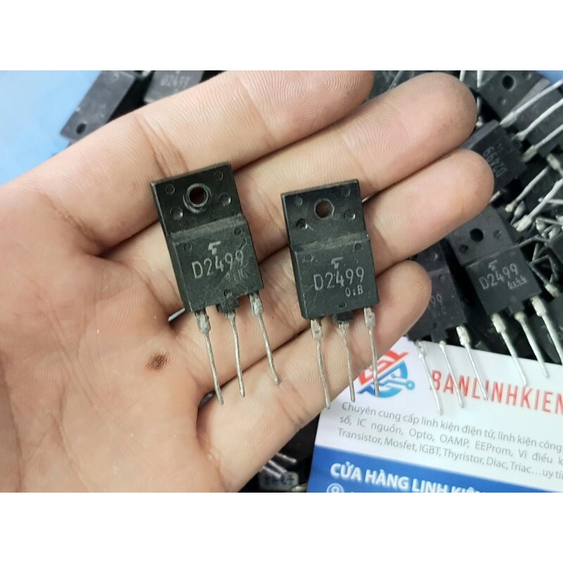 [Combo 5 chiếc] D2499, 2SD2499 Transistor NPN 6A-600V-50W TO-3P tháo máy