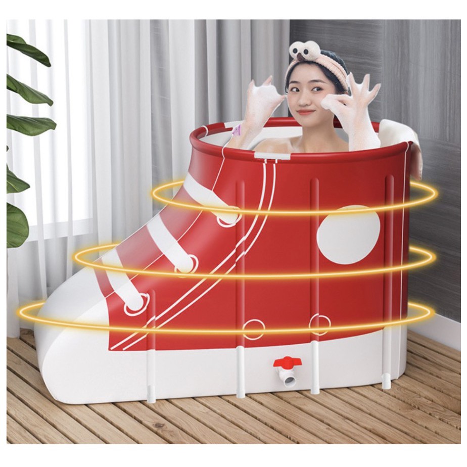 Bồn Tắm BathTube Shoe có thể xếp gọn khi không sử dụng