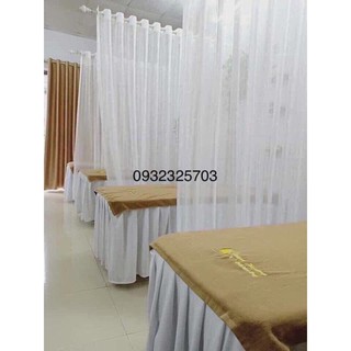combo rèm von trắng 5m