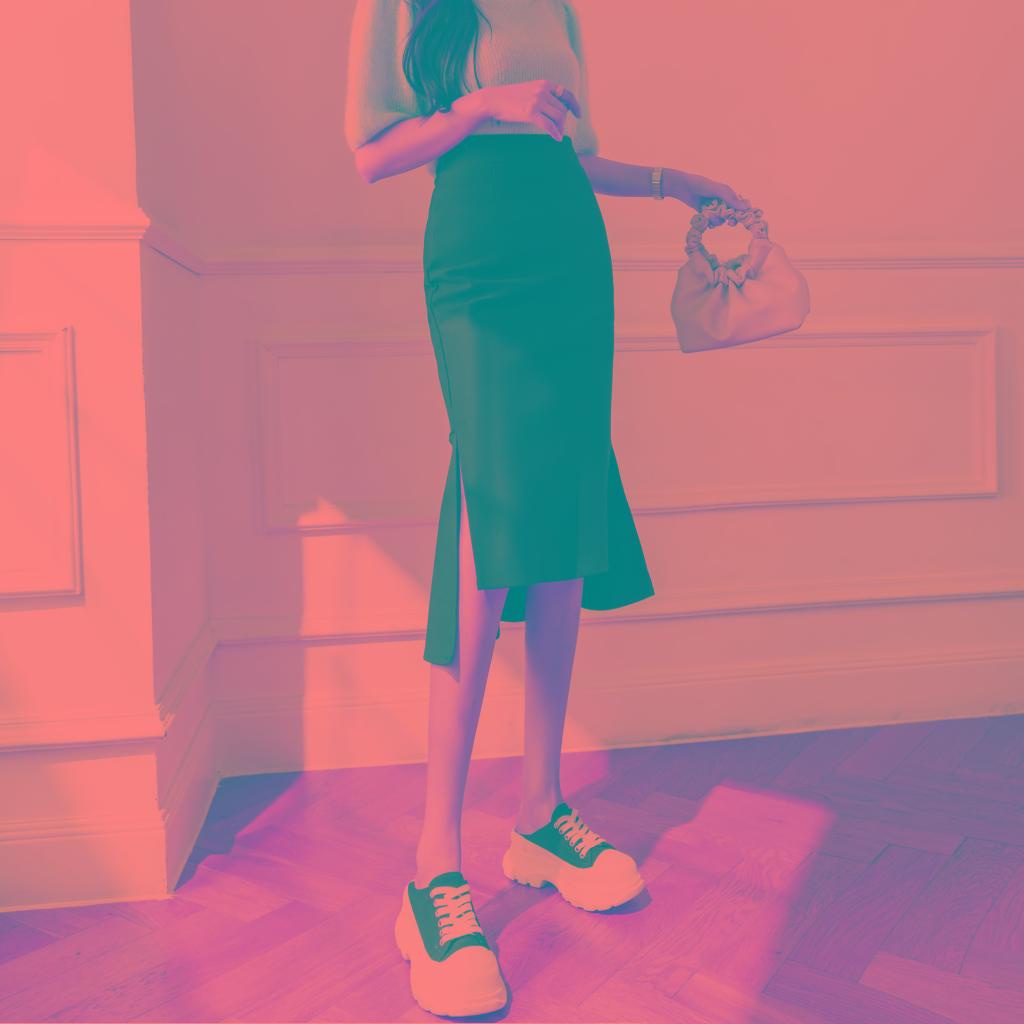 Chân Váy Đuôi Cá Dài Lưng Cao Thời Trang Dành Cho Nữ