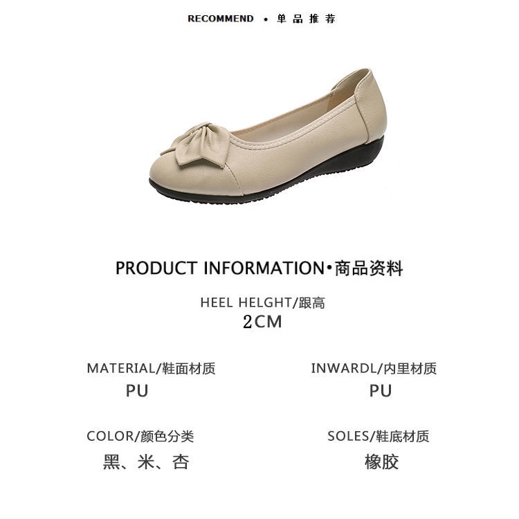 Giày Búp Bê Mũi Tròn Size Lớn 35-43 Thời Trang Cho Phụ Nữ Mang Thai Size 41-42