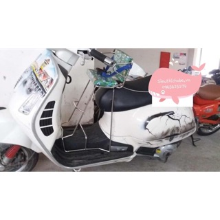 Ghế đi xe máy cho bé ce Vespa có tựa