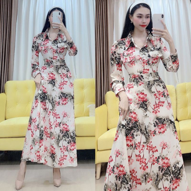 [NHIỀU MẪU] Váy Maxi somi hoa nhí  Dài Qua gối Đẹp Nhiều mẫu 01 | BigBuy360 - bigbuy360.vn