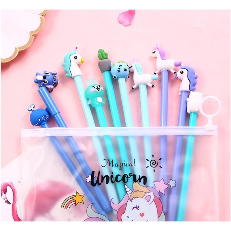 Combo 20 Cây Bút Bi Nước Hoạt Hình Ngộ Nghĩnh