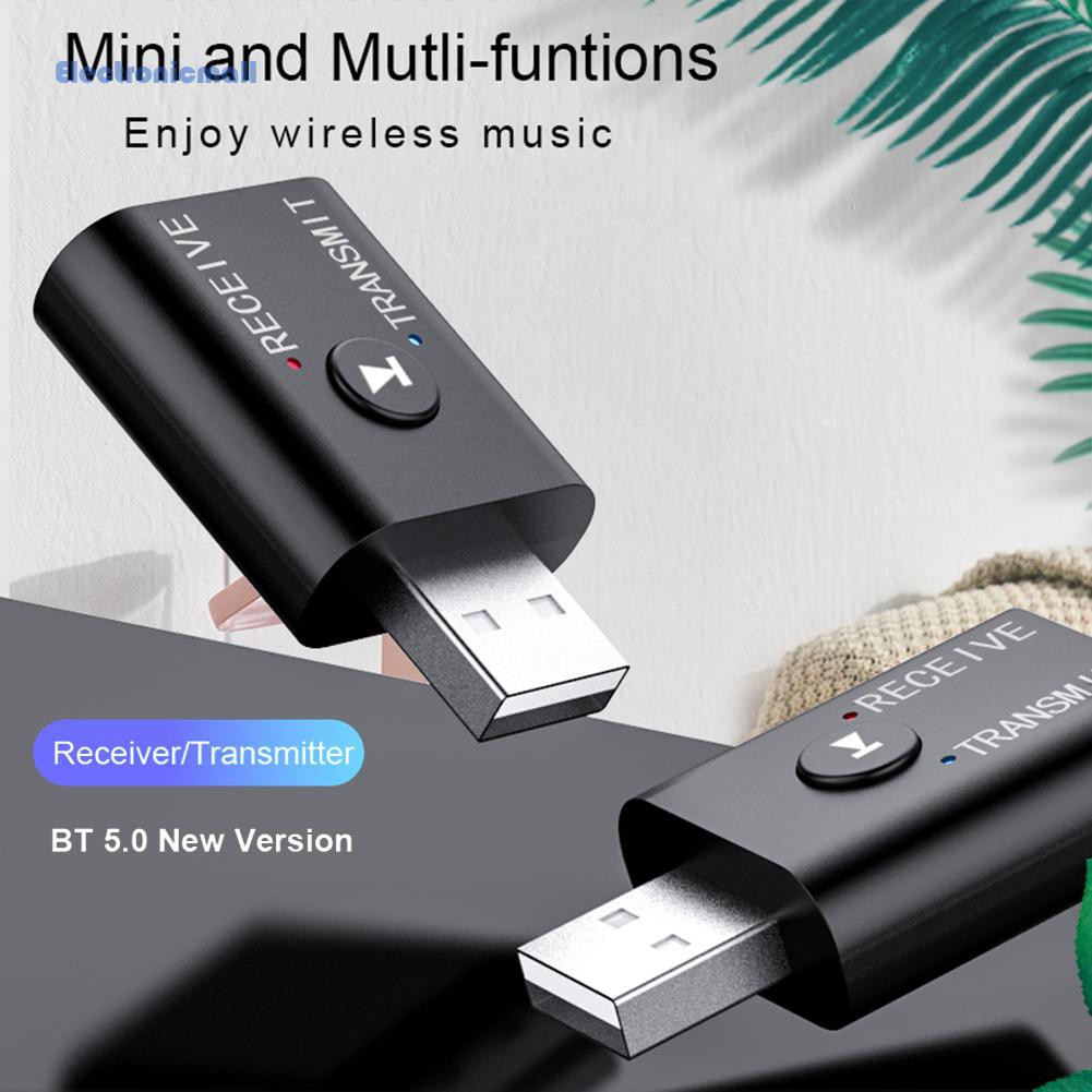 Thiết Bị Truyền Nhận Tín Hiệu Âm Thanh Bluetooth 5.0 2 Trong 1 Kích Thước Nhỏ Gọn