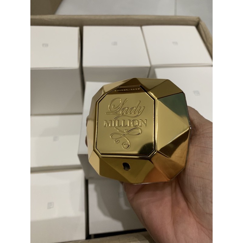 Nước hoa tester Paco Rabanne Lady Million edp 80ml (hộp tester như hình)