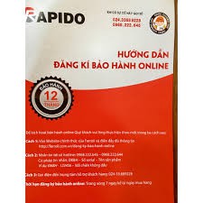 SIÊU SALE KHỦNG - Nồi chiên không dầu Rapido RAF4.0M Dung tích 4L Công suất 1400W bảo hành 12 tháng - ĐIỆN MÁY PICO