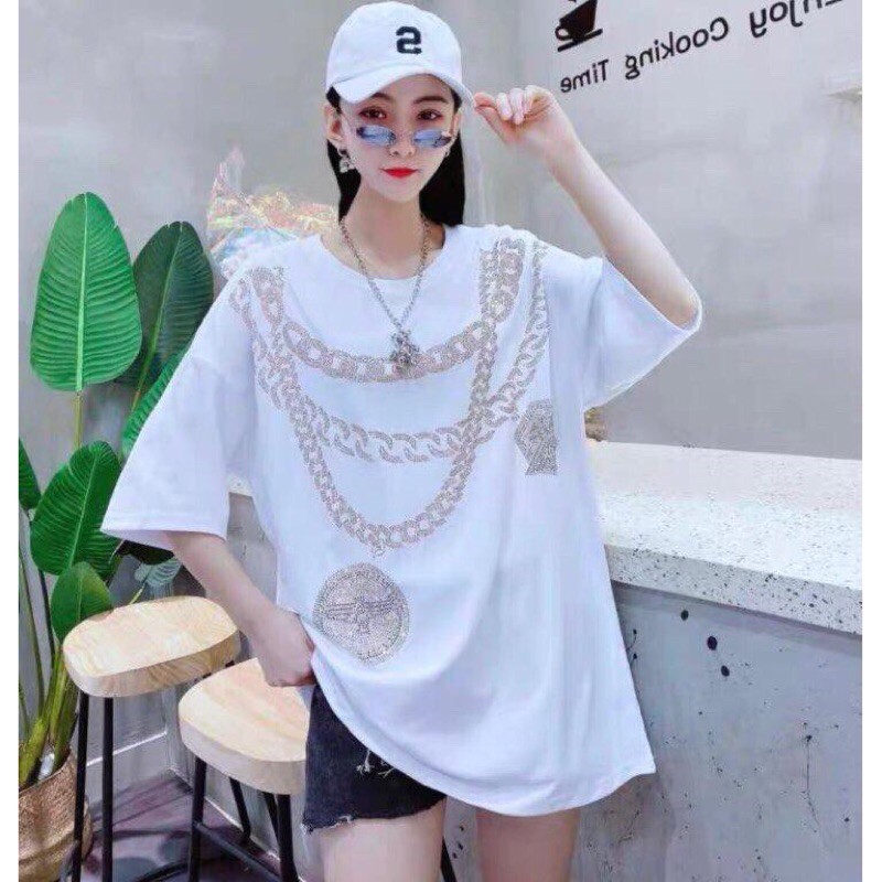 Áo Phông Nữ Đính Đá Về Sẵn Hàng Nhiều Mẫu Cực Chất ( kèm ảnh thật ) | BigBuy360 - bigbuy360.vn