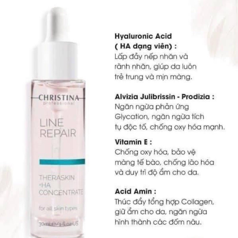 Tinh chất cấp ẩm trẻ hoá da Line Repair HA Christina 50ml