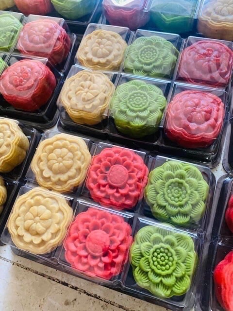 Set 10 hộp nhựa đựng 6 bánh trung thu (HT530)