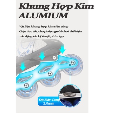 Giày Patin Trẻ Em Cao Cấp Giá Tốt - Combo đầy đủ phụ kiện - Giày trượt trẻ em