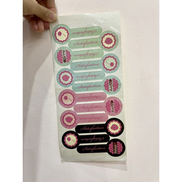 Sticker bánh ngọt 12 miếng