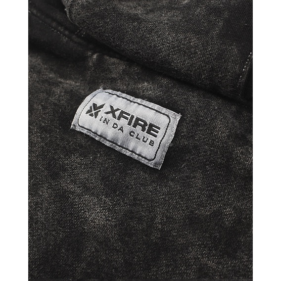 Áo Khoác Hoodie Nam Nữ Form Rộng Unisex Essential Washed Black by Local Brand Xfire