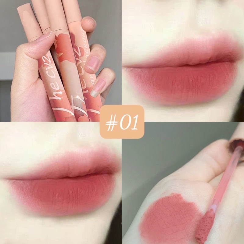 ❤️Son kem tint lì CVZ mẫu mới chất chon kem nhám lì độ bám màu cao lâu trôi chống nước toàn màu mới hot trend