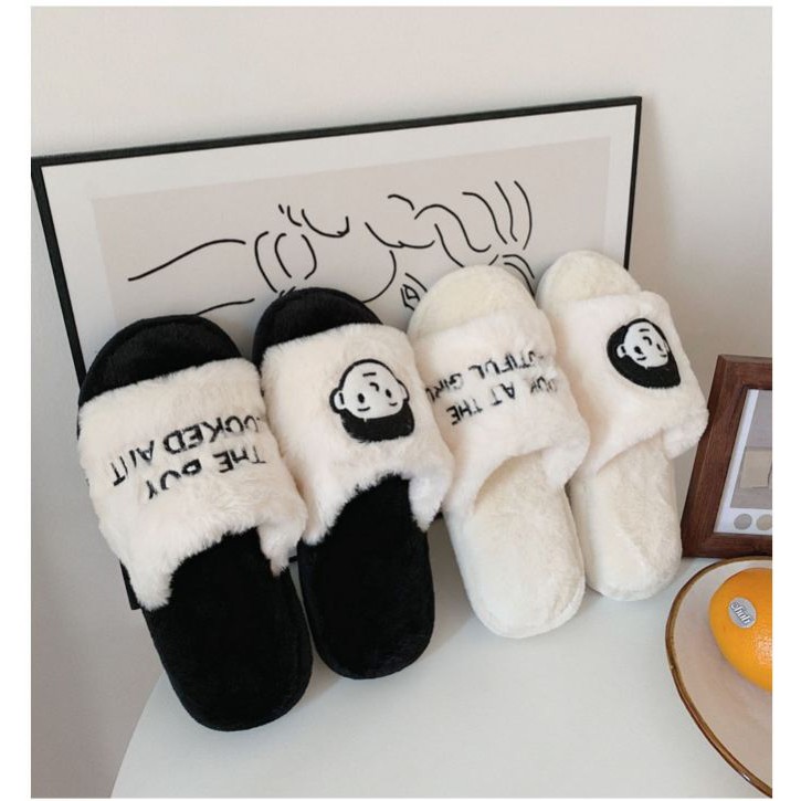 Dép đôi nam nữ mang trong nhà - US038