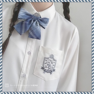 [Order] [Chính hãng] [Chu Ding Ye] Áo blouse BL tay dài/ngắn đồng phục Seifuku - Blossoming Dolphins