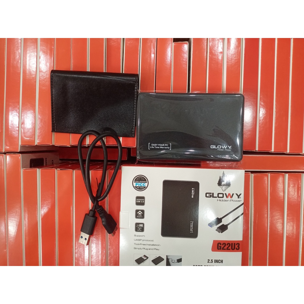 Box ổ cứng SSD/HDD 2,5&quot; G21U3 - Nhựa ABS chất lượng cao. Bảo hành toàn quốc