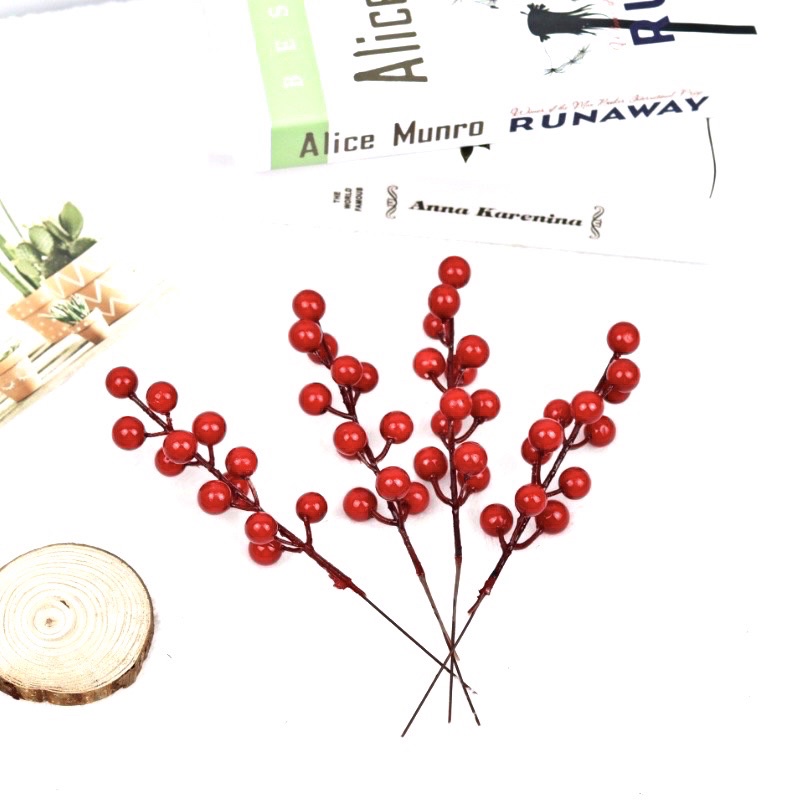 Nhánh đào đông mini 1 nhánh 12 quả to tròn