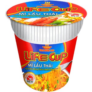 (Giảm 9k)(Free ship)Mì Ly Life cup lẩu thái 24ly/ thùng