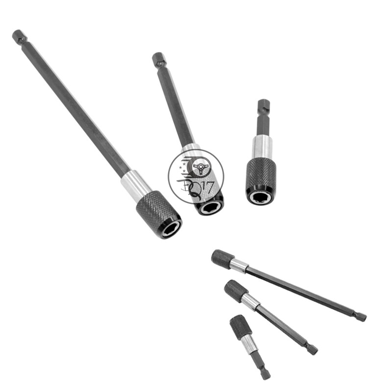 [ BỘ 3 ĐẦU NỐI TÔ VÍT, BẮN VÍT DÀI 150MM ] 100% NHƯ HÌNH - ĐẦU LỤC GIÁC THAY NHANH