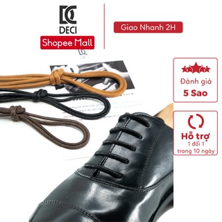 Combo 2 bộ dây giày DECI bản tròn danh cho mọi loại giày da
