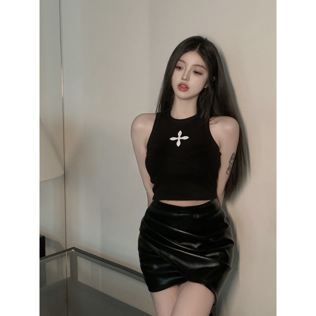 HUANG YOYO Áo Hai Dây Thể Thao Thời Trang Quyến Rũ Cho Nữ