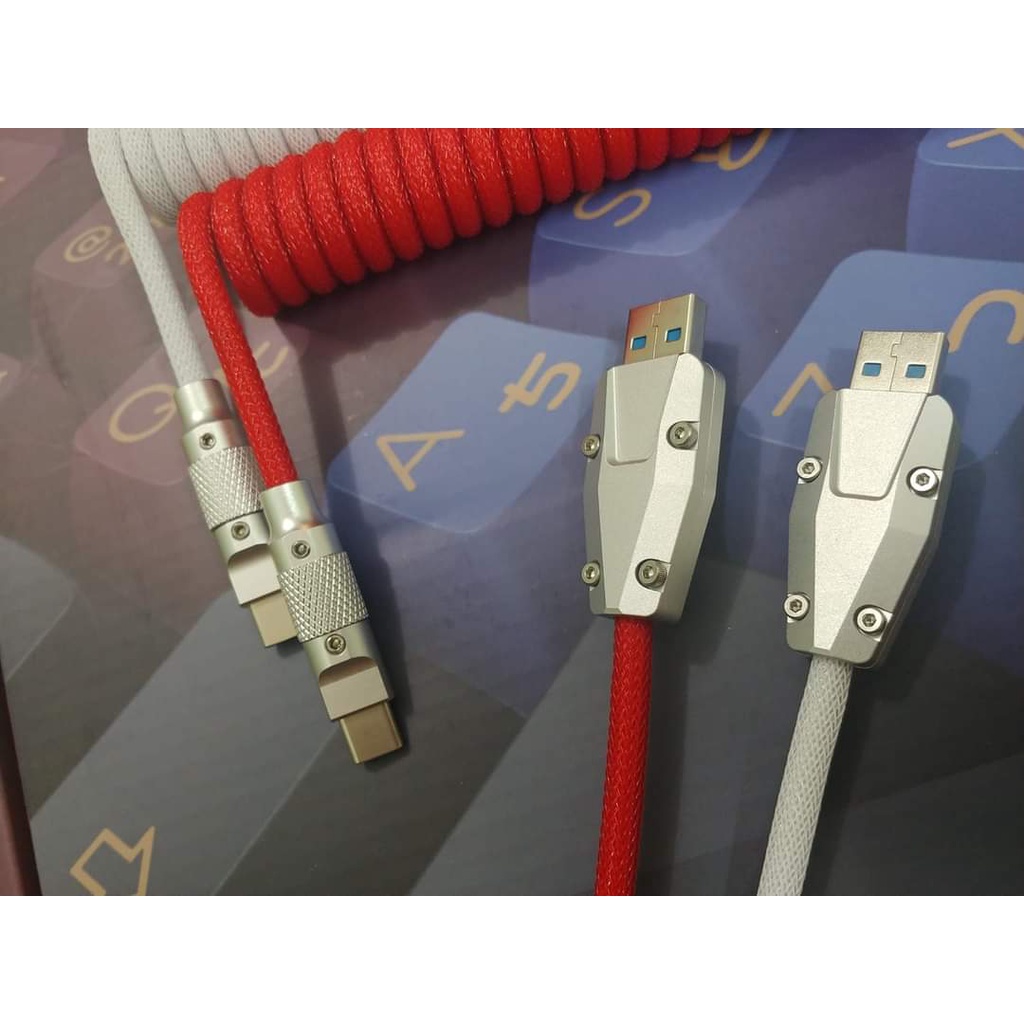 [2lớp]Custom cable , dây cáp/cable cá nhân hoá cho bàn phím cơ