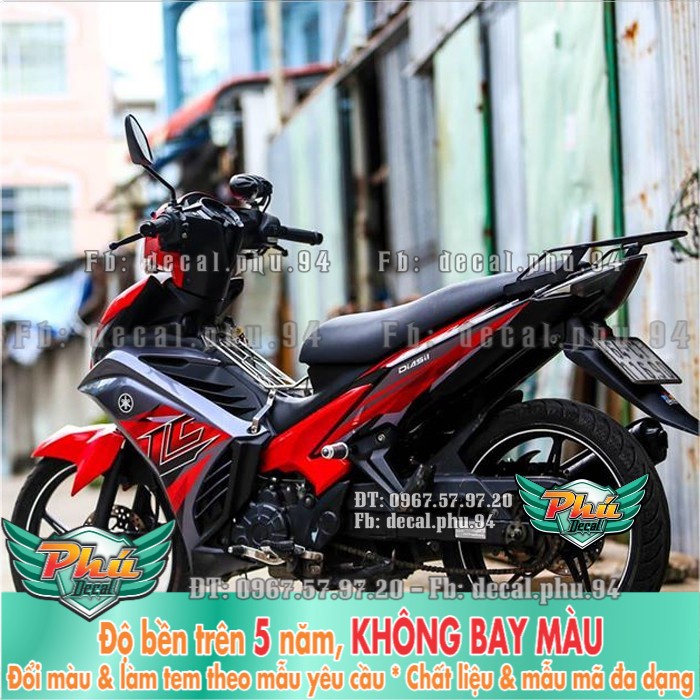 Tem rời EX 2011-2014 LC xám đen đỏ (P)