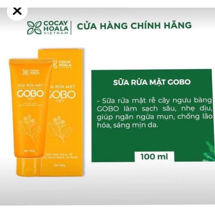 Sữa rửa mặt Gobo - Cỏ Cây Hoa Lá
