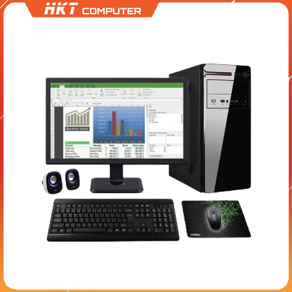 Case máy tính văn phòng G5400 / Main H310 / Ram8GB / SSD120GB / Nguồn 500W