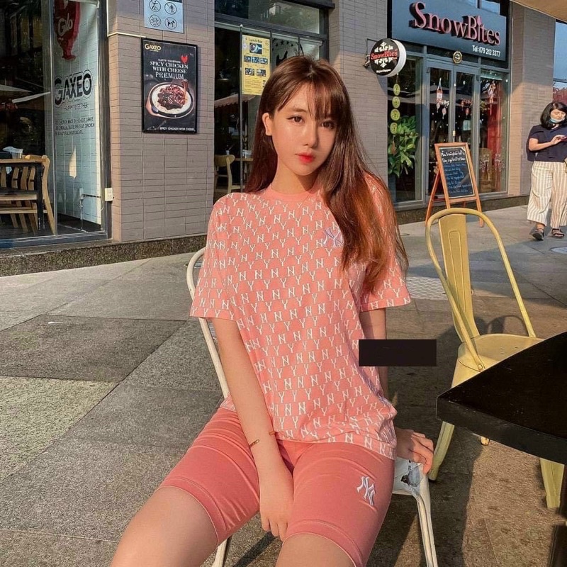 Áo Phông Chữ Ny Thêu Nam Nữ Hot Hit
