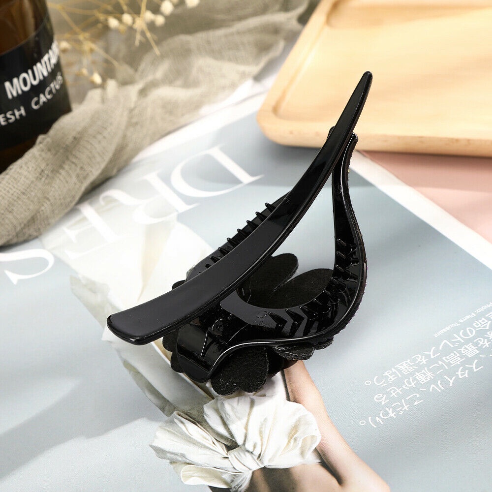 Kẹp tóc hình hoa đính đá thời trang dành cho nữ