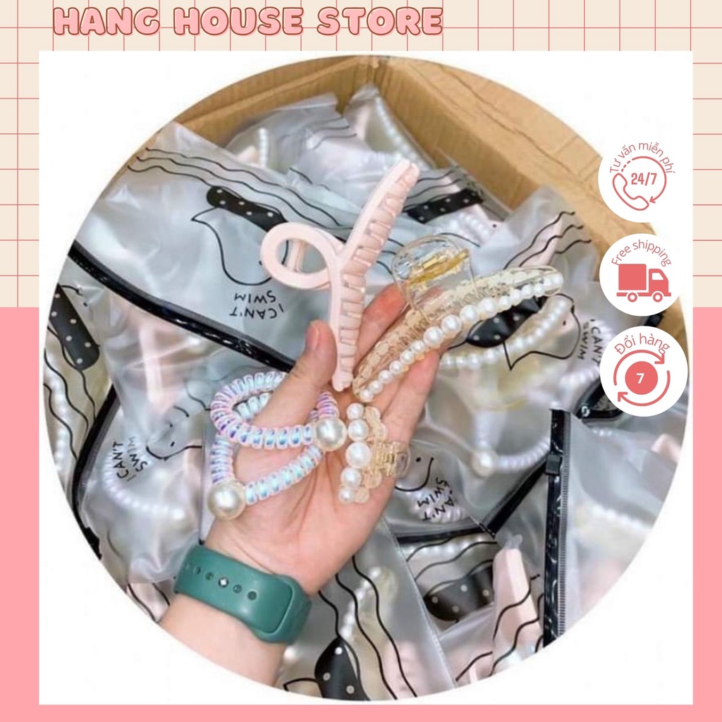 ❤FREESHIP❤SET 5 KẸP TÓC KÈM TÚI ĐỰNG DỄ THƯƠNG.