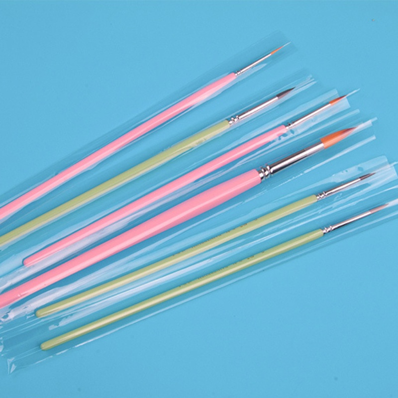 Bộ 7 Cọ Vẽ Tranh Đầu Nhọn Bằng Acrylic Chuyên Dụng