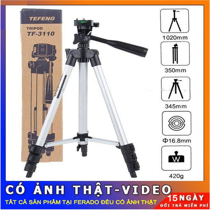 Giá đở điện thoại chụp hình 3 chân Tripod 3110