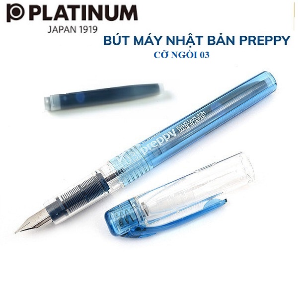 Bút máy Platinum Preppy ngòi F 02 / Preppy 03 Nhật Bản Bút mực thế hệ mới tặng kèm 1 ống mực