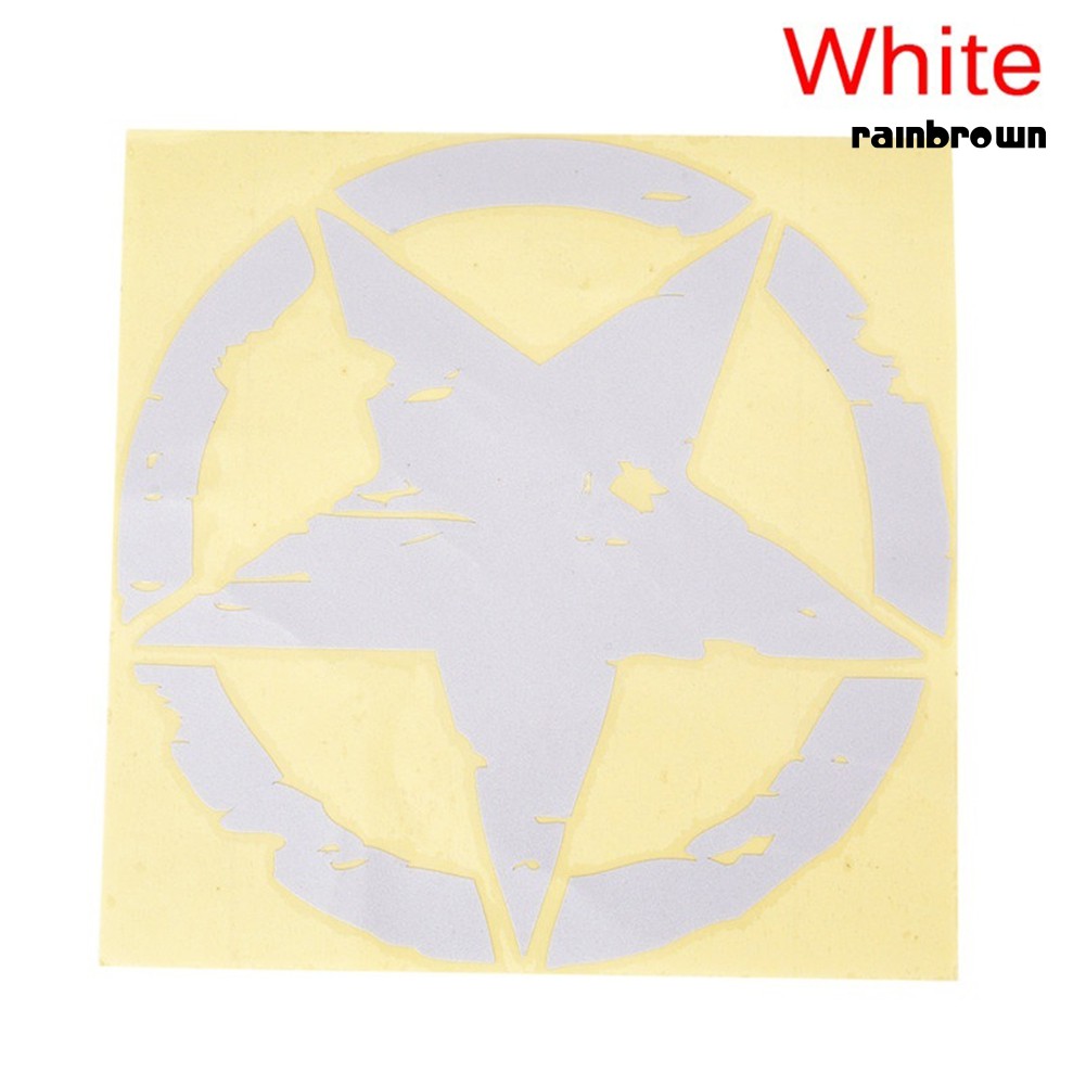 Miếng Dán Trang Trí Xe Hơi / Mô Tô Hình Ngôi Sao Chống Thấm Nước