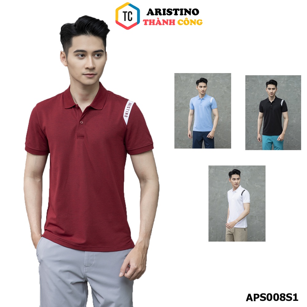 Áo Polo Nam Aristino Cotton Thâm Hút Mồ Hôi APS064S9 - APS008S1