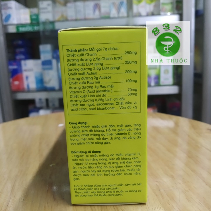 BỘT SỦI THANH NHIỆT LIVECOOL hương dưa gang hộp 10 gói | Thế Giới Skin Care
