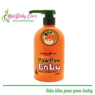 [ Chính Hãng ] Sữa tắm gội Paw Paw Baby Healthy Care Úc dành cho bé Úc