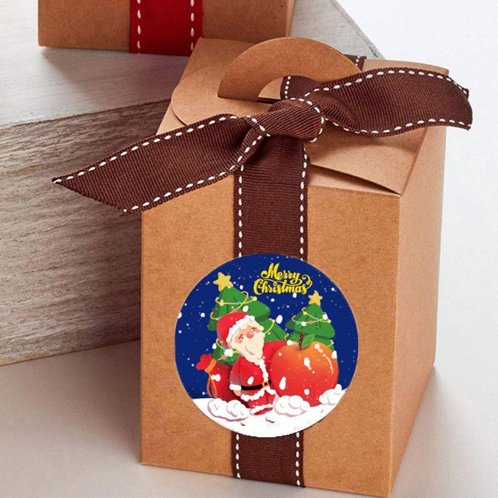 DORAW Sticker Dán Trang Trí Bánh Quy Đa Năng Hình Ông Già Noel