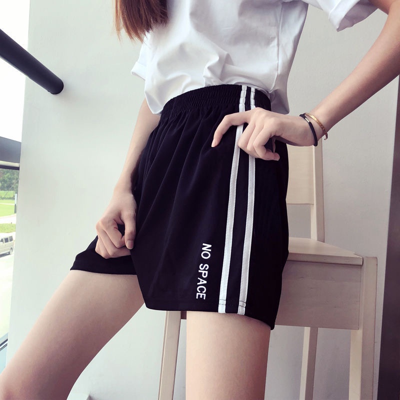 Quần Short Thể Thao Ống Rộng Phong Cách Hàn Quốc Dành Cho Nữ