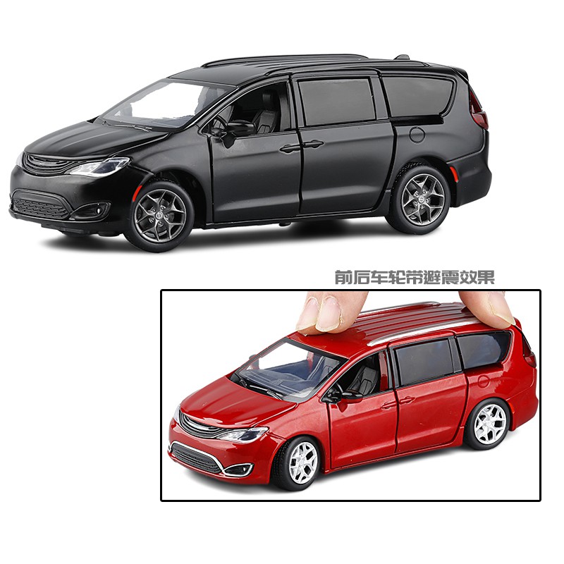 Chrysler Chrysler Pacifica MPV Hợp Kim Xe Ô Tô Mẫu 1: 32 Âm Thanh Xe Ô Tô Có Giảm Chấn Lái Kim Loại Sáu Cửa Đồ Chơi Trang Trí Ô Tô Bộ Sưu Tập Mô Hình Xe Hơi Trang Trí