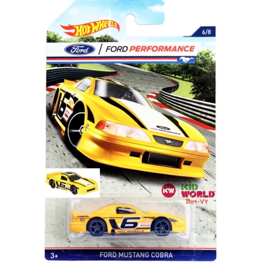 Xe mô hình Hot Wheels Ford Performance Series Ford Mustang Cobra DJK90.