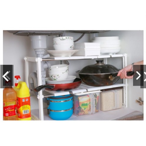 kệ để xoong nồi gầm bếp tiện lợ