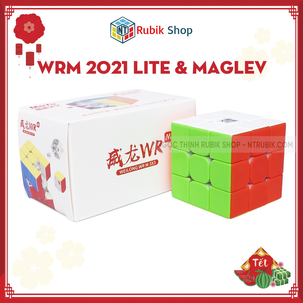 [Siêu Phẩm] Rubik 3x3 MoYu Weilong WRM 2021 Stickerless (Có nam châm) 3 phiên bản