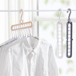 Móc treo quần áo đa năng 9 lỗ tiết kiệm diện tích (MT9L)