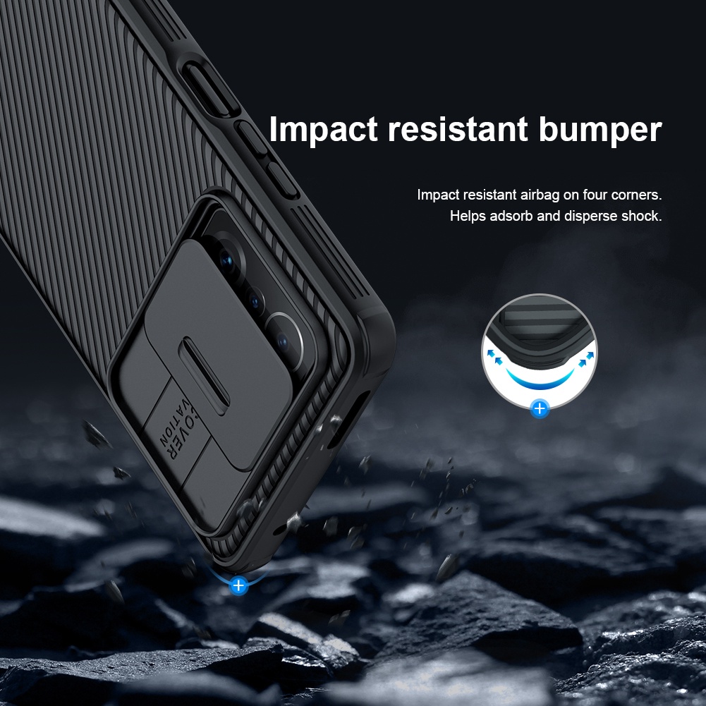 Ốp lưng Nillkin CamShield Pro PC cứng TPU màu nhám bảo vệ camera cho Xiaomi Mi 11T Pro