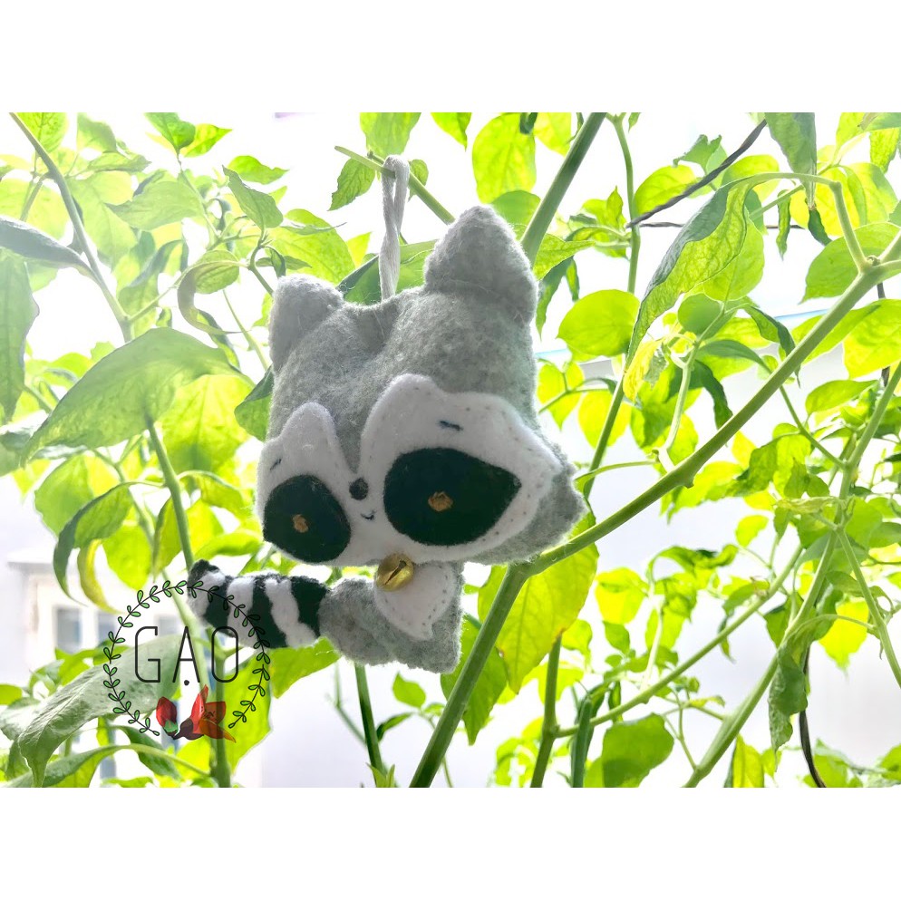 Móc khoá, treo nôi Gấu Mèo - handmade siêu cute